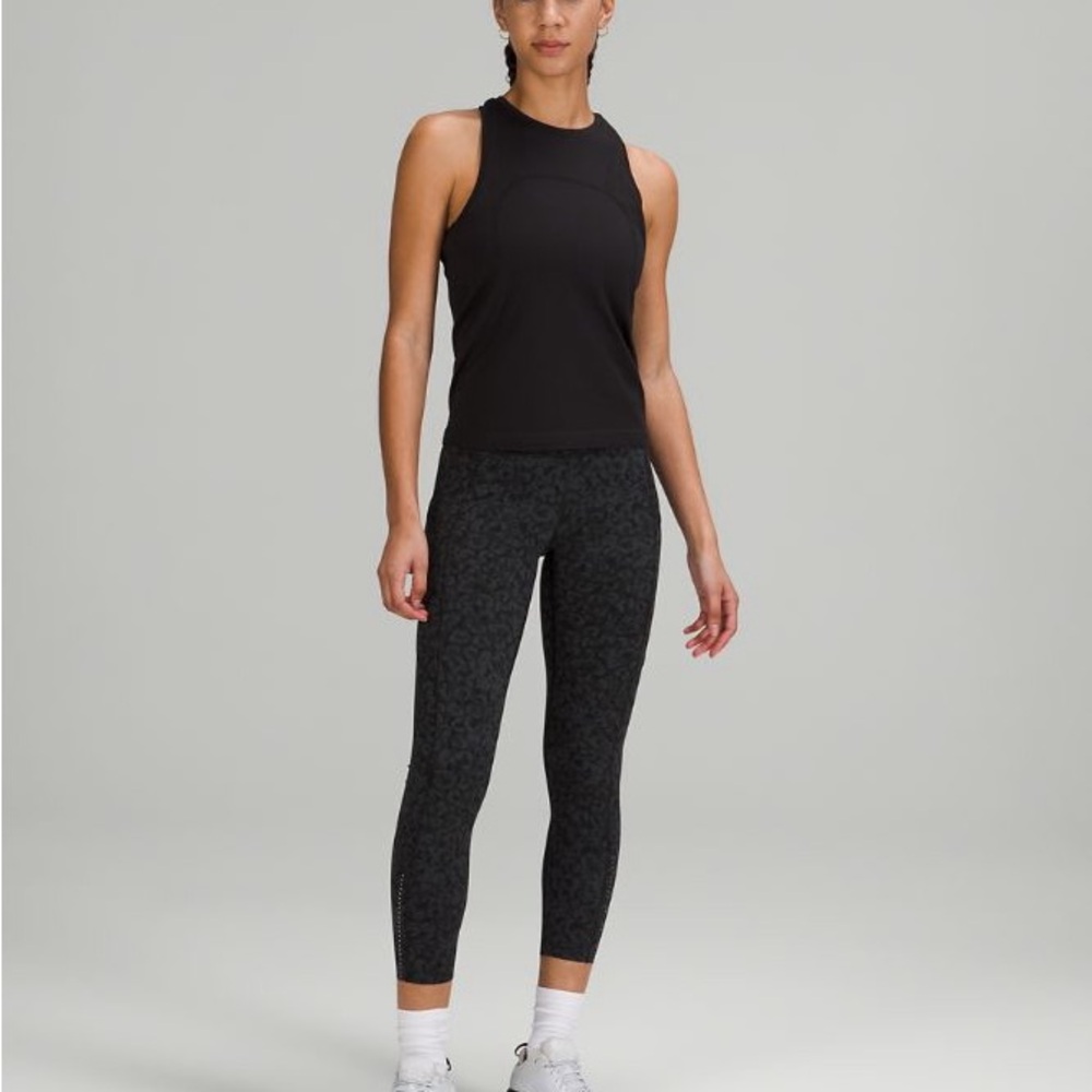 Lululemon Fast and Free 25” Tights Intertwined Camo Size 2